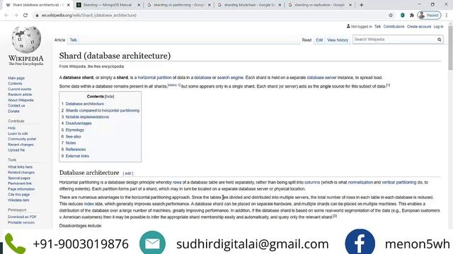 Sharding - Foundation and application смотреть онлайн