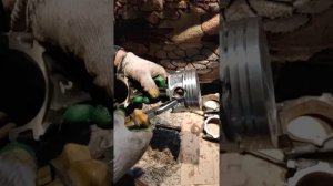 Собираем Поршень и Шатун 405 Газель.