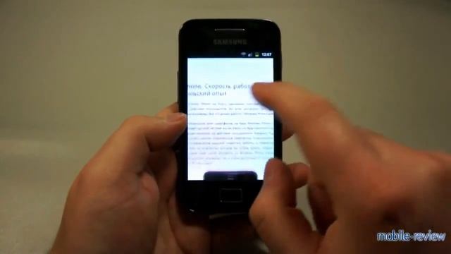 Обзор Samsung galaxy Ace смотреть онлайн