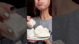 Мел " Бусинка" 🤍 Хруст сухой и мокрый! #хруст #асмр #мел