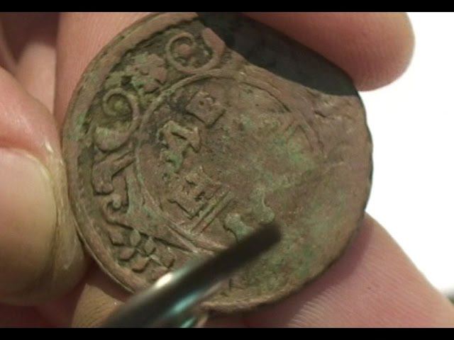 Механическая чистка монет. Чистка медных монет и металлопластики. смотреть онлайн