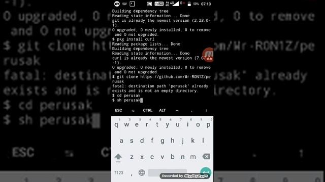 Pengrusak dengan termux смотреть онлайн