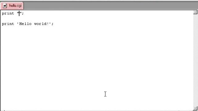 VTC Player Perl Fundamentals, Running your first script on a web server смотреть онлайн
