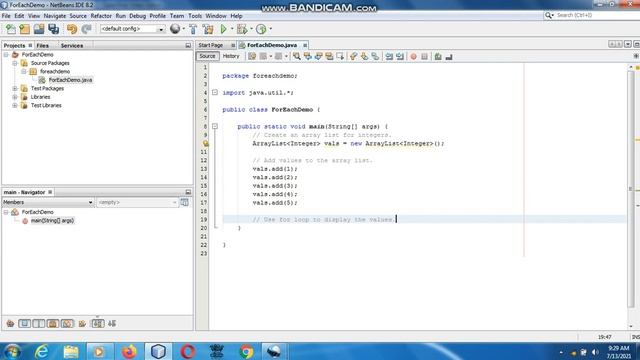 Java the complete Reference Ninth Edition (Chapter 18) Example (8) For Each Alternative to lterator смотреть онлайн