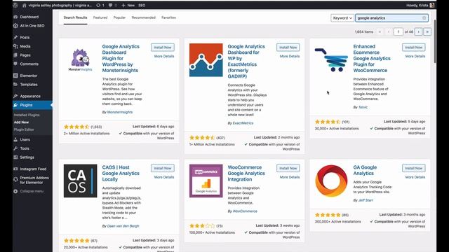 Installing Google Analytics on a WordPress with Elementor Website смотреть онлайн