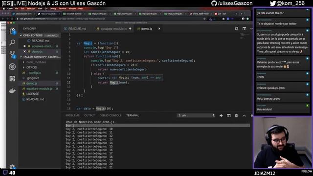 Live Coding (T1C1) | Survapp, sobrevive al fin del mundo con Node.js смотреть онлайн