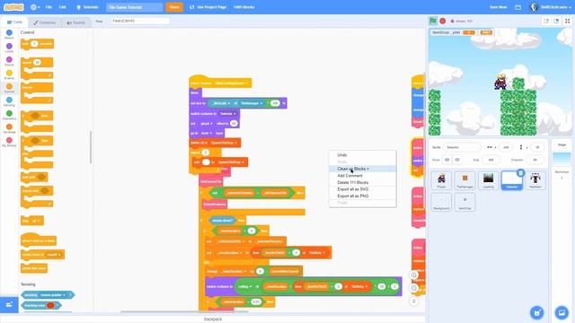 Scratch Tile Scrolling Game | Tile Drops + Inventory Backend! (#7) смотреть онлайн
