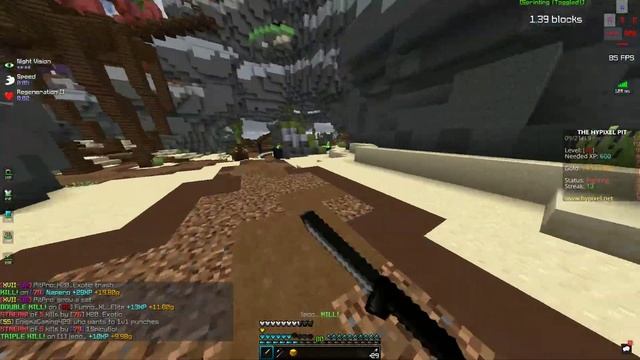 Stabbing ppl in Hypixel Pit смотреть онлайн