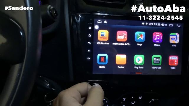 RENAULT SANDERO STEPWAY Instalamos Multimídia Android Lâmpadas Leds Engate Film G5 Lacrado #AutoABA смотреть онлайн