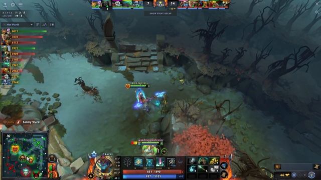 7.33 - Solo Oracle Hard Support Gameplay - Dota 2 Full Match Gameplay смотреть онлайн