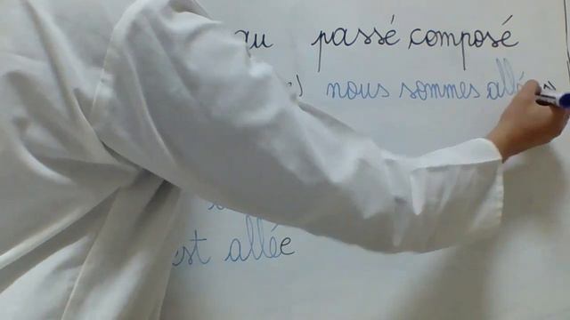 le verbe "aller" au passé composé смотреть онлайн