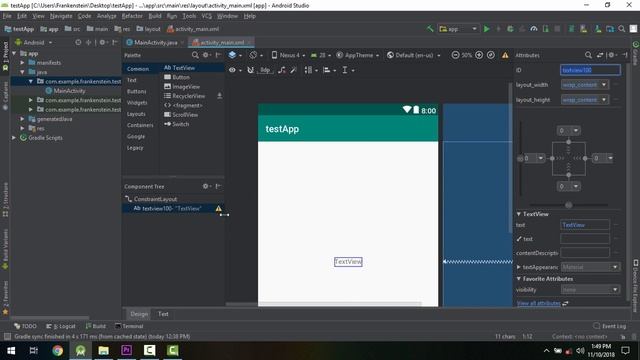How to declare textview in android studio? TextView Tutorial part 1 смотреть онлайн