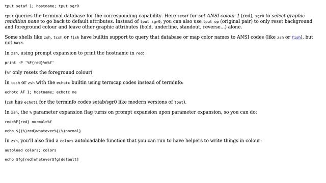 Unix & Linux: Output in color - Bash (3 Solutions!!) смотреть онлайн