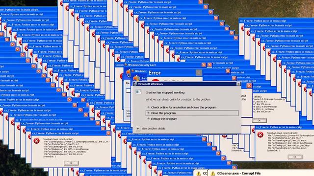 Resident Evil 7 Intro But Windows XP Error Notifications Pop Up Every 3 Seconds смотреть онлайн