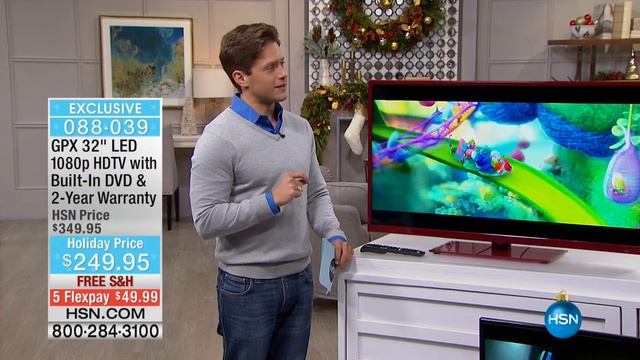 GPX 32" LED 1080p HDTV with BuiltIn DVD Player HDMI смотреть онлайн