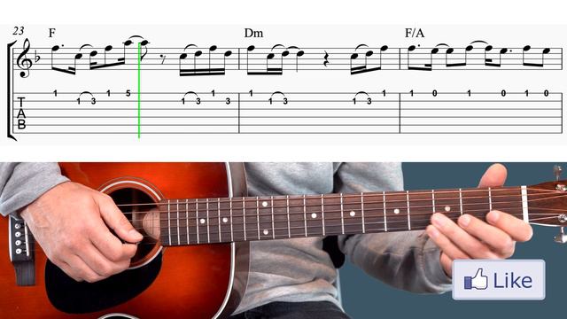 Adele - Easy On Me (Guitar Tutorial + TAB) смотреть онлайн