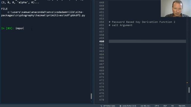 Python Basics Tutorial Cryptography PBKDF2HMAC Algorithm Salt Argument || Data Encryption смотреть онлайн