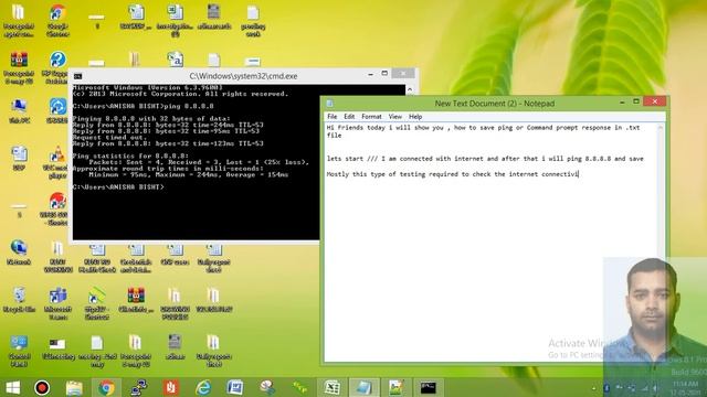 How to save ping command in txt file [Network Consultant] смотреть онлайн
