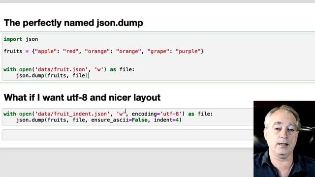 How to save JSON data to a file in Python смотреть онлайн