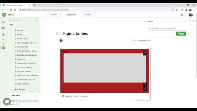 How to embed a Figma File on a bip.so canvas? смотреть онлайн