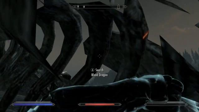 Skyrim: Mehrunes' Razor vs Blood Dragon смотреть онлайн