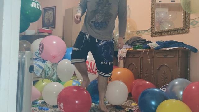 Popping All The Balloons Of My Room Full Balloons