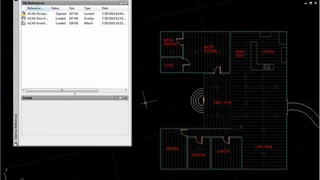 AutoCAD External References смотреть онлайн
