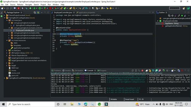 Best way to Read values from application.properties file in Spring Boot смотреть онлайн