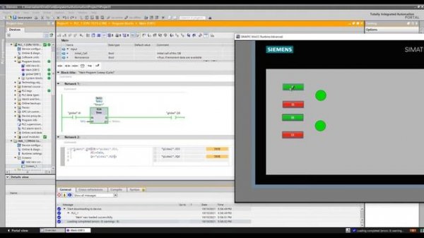 Урок №2. Изучаем работу таймеров контроллера Siemens в среде программирования TIA portal.