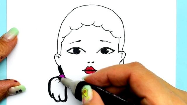 Как нарисовать Куклу из Игра В Кальмара | Рисунки для срисовки смотреть онлайн