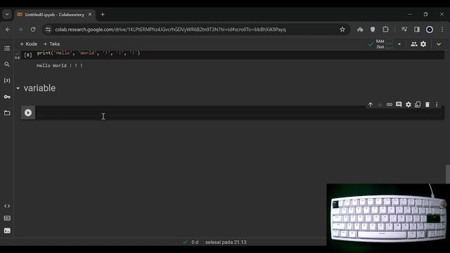 Langkah awal menjadi data analyst dengan pengenalan python menggunakan google colab смотреть онлайн