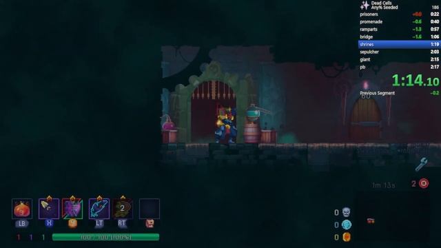 Dead Cells - Any% Warpless | Seeded Former World Record (2:15) смотреть онлайн