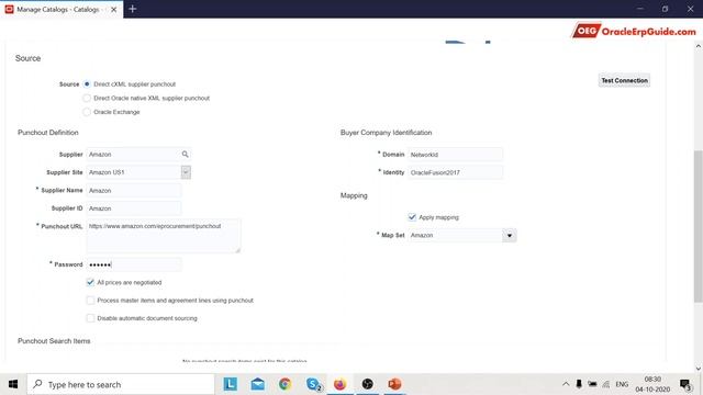 Fusion SCM - Punchout Catalogs смотреть онлайн