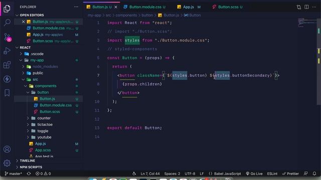 Khóa học ReactJS - Bài 32: Tìm hiểu và sử dụng CSS Module смотреть онлайн