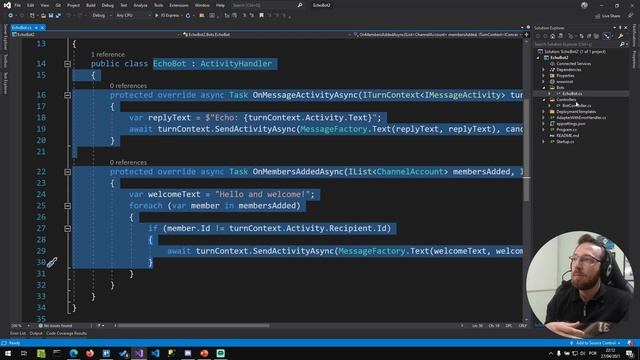 Criando um Echo Bot com ASP.NET Core смотреть онлайн