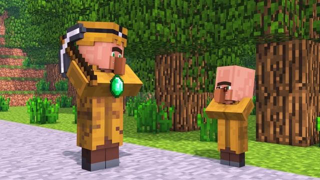 Zombie vs Villager Life 11 : Teacher’s Childhood - Alien Being Minecraft Animation смотреть онлайн