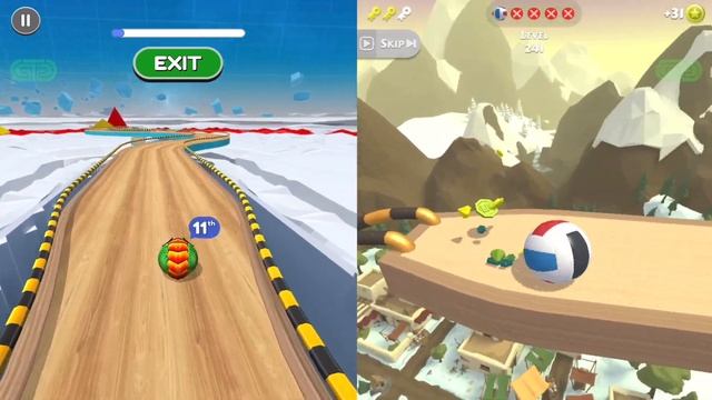 Going Balls Vs Action Balls, GyroSphere Evolution - Satisfying Ball Games смотреть онлайн