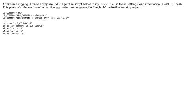 Ignore NTUSER.DAT files when ls on Git Bash? (3 Solutions!!) смотреть онлайн