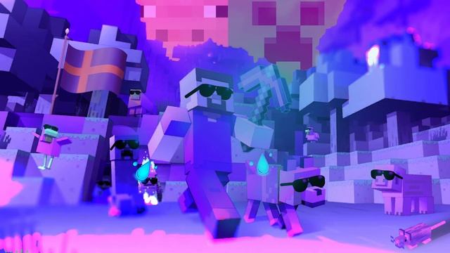 Minecraft - C418 - Aria Math - Synthwave Remix смотреть онлайн