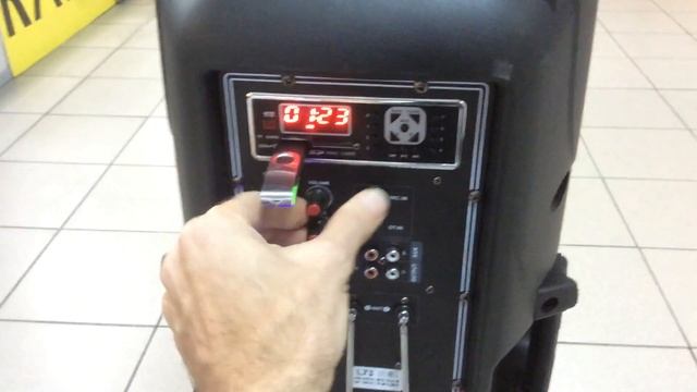 Активная концертная караоке колонка Комбоусилитель Temeisheng L73 смотреть онлайн