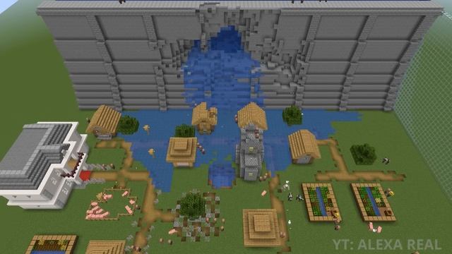 Realistic water vs Village смотреть онлайн