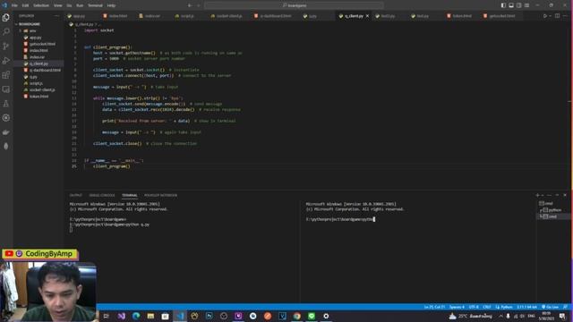 (LIVE) python socket смотреть онлайн