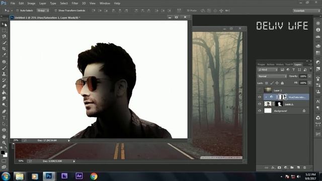 Dual exposure || Varun's photography || photoshop tutorial смотреть онлайн