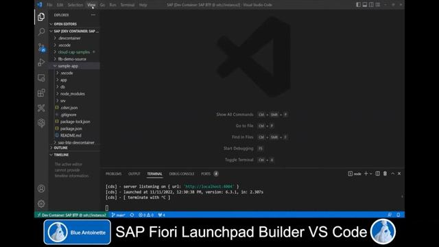 SAP Fiori Launchpad Builder for VS Code (Live Demo and Making-of) смотреть онлайн