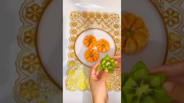 Очень красивая фруктовая нарезка на праздничный стол! смотреть онлайн