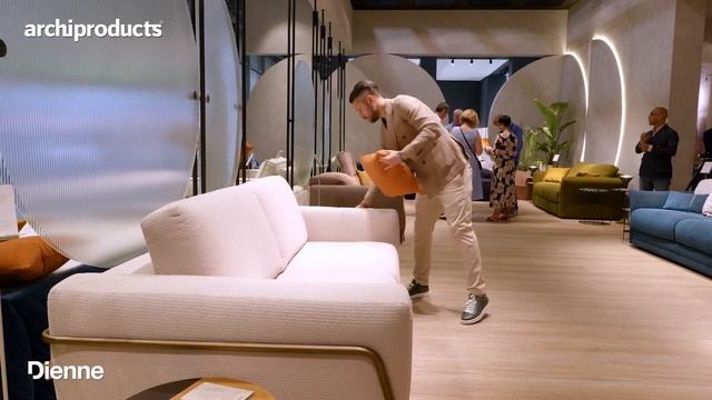 Salone del Mobile 2022. Новинка фабрики DIENNE SALOTTI смотреть онлайн