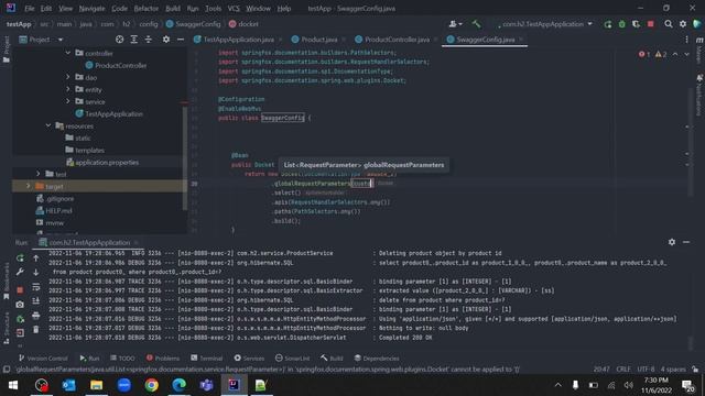 How to send custom request header / Parameter from springFox swagger 3 to spring boot application ? смотреть онлайн