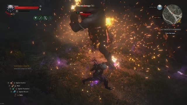 [The Witcher 3] Квест The Tower Outta Nowheres.