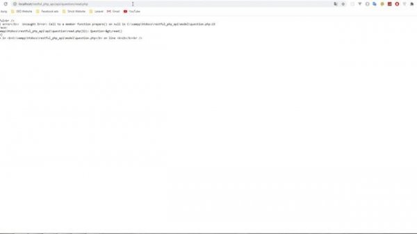 Bài 2 : Read API | Restful API PHP
