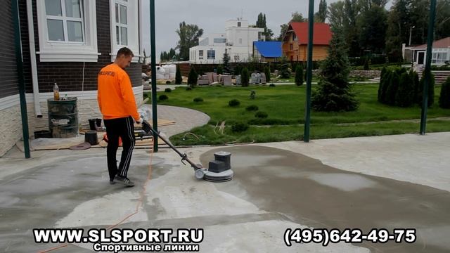 Укладка спортивного покрытия хард со смягчением смотреть онлайн